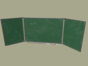 chalkboard Modello 3D