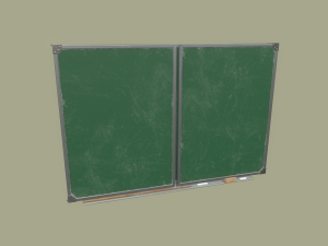 chalkboard Modello 3D