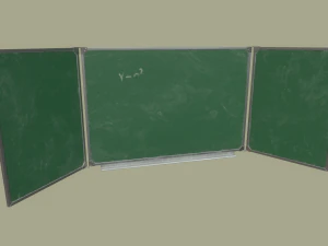 chalkboard 3D Model