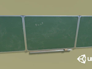 chalkboard 3D Model