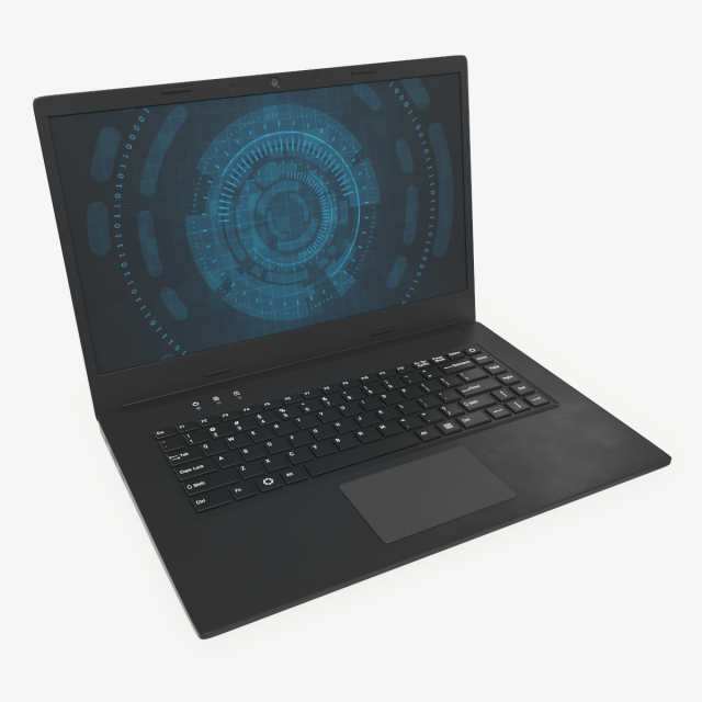 laptop Modèle 3D .c4d .max .obj .3ds .fbx .stl .blend 