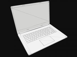 laptop Modèle 3D