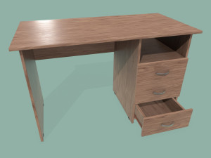 desk and chair Modelo 3D