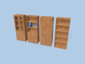 bookcases 3D 模型