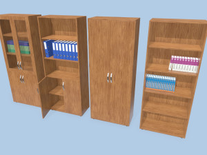 bookcases 3D 模型