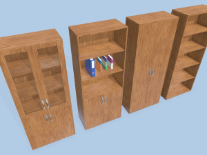 bookcases 3D 模型