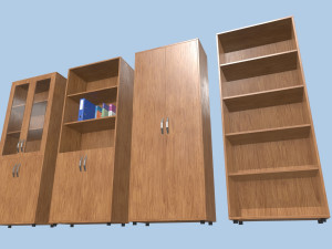 bookcases 3D 模型