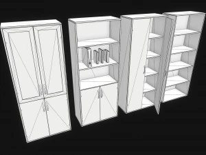bookcases 3D Model