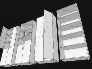 bookcases 3D 模型