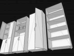 bookcases 3D Model