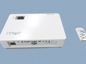 projector and screen 3D Model