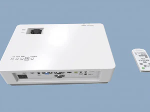projector and screen 3D Model