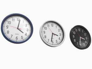 wall clock 3Dモデル