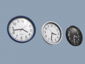 wall clock 3Dモデル