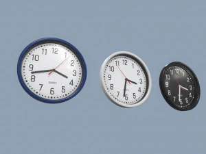 wall clock 3D Model