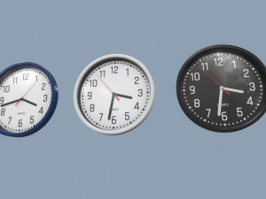 wall clock 3Dモデル