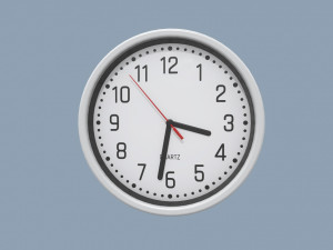 wall clock 3Dモデル