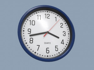 wall clock 3Dモデル