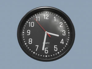 wall clock 3D Model