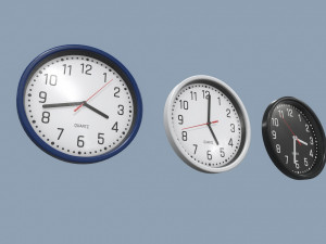 wall clock 3Dモデル