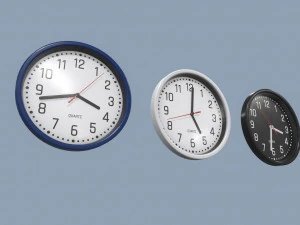 wall clock 3D Model