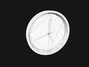 wall clock 3Dモデル