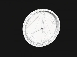 wall clock 3D Model