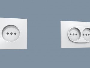 electrical switches and outlets 3D Model