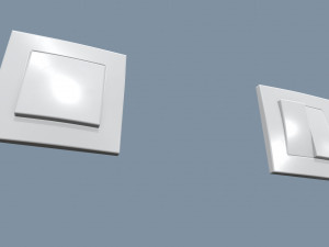 electrical switches and outlets 3D Model