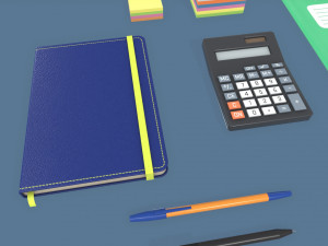 stationery 3D 모델