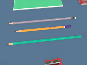 stationery 3D 모델