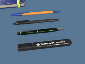 stationery 3D 모델
