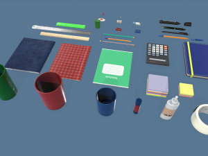 stationery 3D 모델