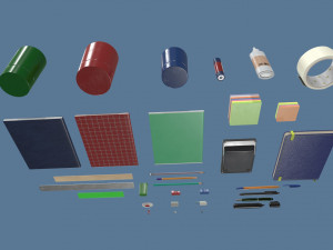 stationery 3D 모델