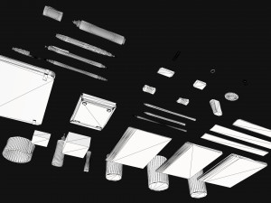 stationery 3D 모델