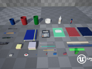 stationery 3D 모델