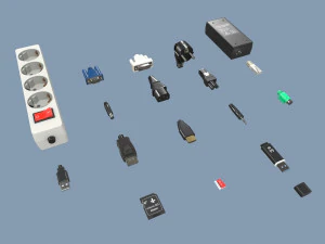 connectors 3D Model