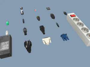 connectors 3D Model