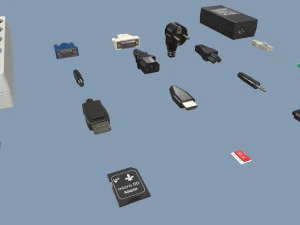 connectors 3D Model