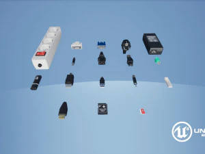 connectors 3D Model