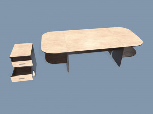 office desk 3D Модель