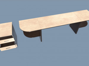 office desk 3D Модель