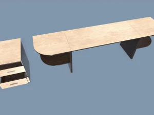 office desk 3D Model
