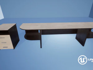 office desk 3D Model