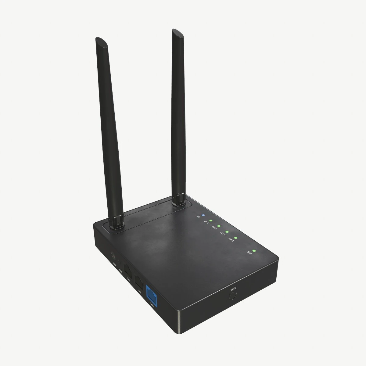 wi-fi router 3D Model .c4d .max .obj .3ds .fbx .stl .blend 