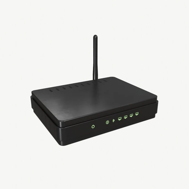 wi-fi router 3D Model .c4d .max .obj .3ds .fbx .stl .blend