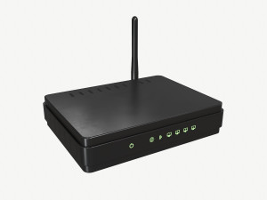 wi-fi router 3D-Modell