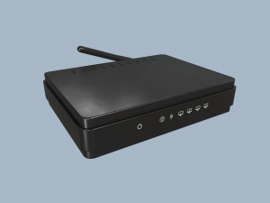 wi-fi router 3D-Modell