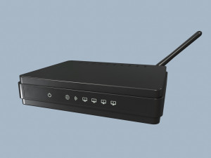 wi-fi router 3D-Modell