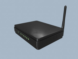 wi-fi router 3D-Modell